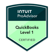 QuickBooks Online Certified ProAdvisor — Level 1 (Intuit certification)